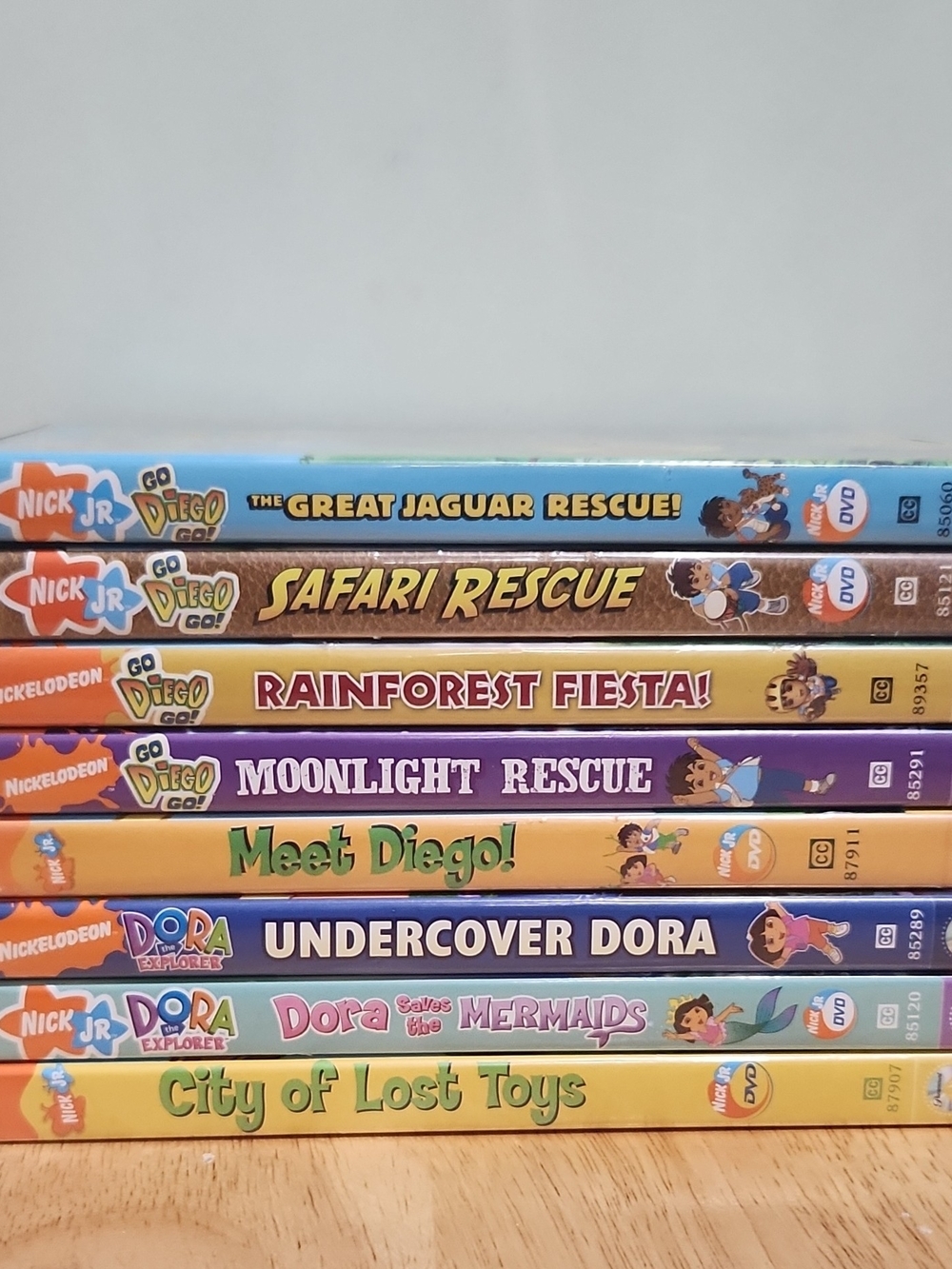 Dora And Diego 8 DVD Lot NICK JR